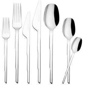 Resim Korkmaz Hiera 84 Parça Çatal Kaşık Bıçak Takımı 