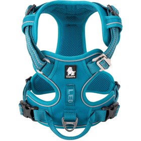 Resim Alüminyum D-Halkalı, Ergonomik, Mavi Göğüs Tasması - M 