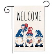 Resim Youmex Amerikan Bağımsızlık Günü Bahçe Bayrağı - Kaliteli Keten, Desen 5, Patriotik Dekor, Dış Mekan Kullanıma Uygun 