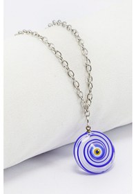 Resim Ayarlanabilir Zincirli Murano Nazar Boncuklu Araba Dikiz Ayna Süs 