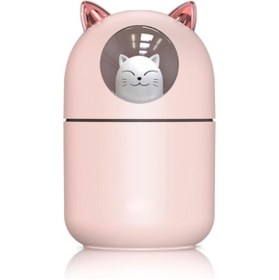 Resim Genel Markalar Sevimli Kedi Tasarımlı H2O Nemlendirici 