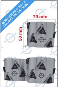 Resim shop Ø70x50x20 Z:2+2 RH- LH DEĞİŞTİRİLEBİLİR JİLETLİ DİA ÖN FREZE ALÜMİNYUM 