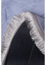 Resim Bonny Home Pera Gri 3'lü Banyo Paspası Seti Kaymaz Tabanlı Gri 