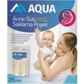 Resim Asil Acar Home Aqua Süt Saklama Poşedi 