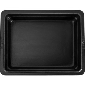 Resim Lava Servis Tabağı 26 X 33 Cm Kırmızı Siyah 