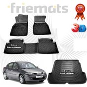 Resim Megane 2 Sd 3D Havuzlu Paspas+ Bagaj Havuzu 2004-2010 Arası N11.7589 