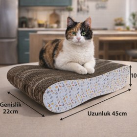 Resim Yelbegen Karton Kedi Tırmalama 