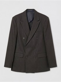 Resim LC Waikiki GÜLİS STORE'DEN Kahverengi Standart Kalıp Erkek Keten Blazer Ceket 