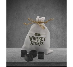 Resim Bk Gift Kişiye Özel Isimli Vip Ahşap Tabaklı Viski Bardağı ve 6’lı Doğal Granit Viski Taşı Sunum Seti - Model 21 