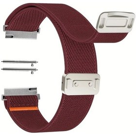 Resim Cloud011 1 Adet 18mm Kırmızı Nefes Alabilir Manyetik Spor Kol Saati Kayışı 