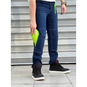 Resim Motosiklet Kot Pantolon Aramid Kumaş Lacivert 