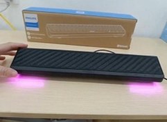 Resim Spa5308 Usb+3.5Mm+Bluetooth Şarjlı Rgb Işıklı Soundbar Hoparlör Speaker Philips