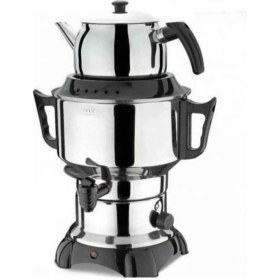 Resim Elektrikli 4,5 Lt Çelik Semaver Çaycı, Dayanıklı ve Şık Tasarım, Sade ve Kullanışlı 