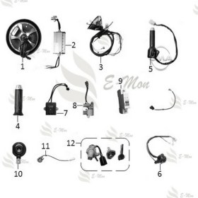 Resim Mondial E-Mon Diamond Konvertor 60V-64V Orj 