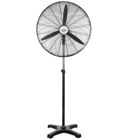 Resim Hims Hef-a750 210w 30 İnç Siyah Alüminyum 3 Kanatlı Sanayi Tipi Ayaklı Vantilatör 