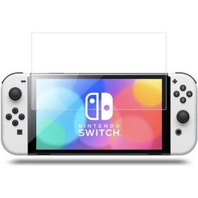 Resim Nintendo Switch Oled Temperli Cam Ekran Koruyucu 2 Adet 9H 