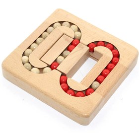 Resim ALLSOOWE Ahşap Eğitici Rubik Küp Oyunu 92-740 