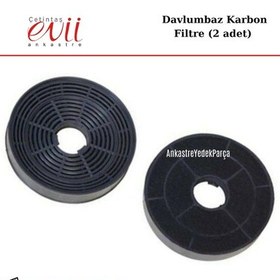 Resim Çetintaş Evii Davlumbaz Karbon Filtre Bacasız Kullanım Kömür - 499667164 