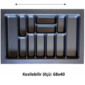 Resim Eco Lüx Modül Kaşıklık Antrasit 76x49 Cm Royaleks-acero-20357 Diğer 