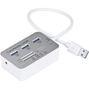 Resim Mikro Usb 3.0 Kart Okuyucu Hub Yüksek Hızlı Harici Bellek Okuyucular 