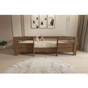 Resim Herseycik Ninnimo Montessori 90X190 Yatak Uyumlu Karyola M5-2 Ceviz 