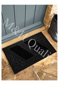 Resim Çiçekli Modeli Welcome Yazlı Kapı Önü Paspası Hoş Geldiniz 