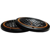 Resim 20cm Amber Neon Ledli Hoparlör Kapağı 2 Adet 