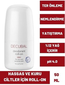 Resim Decubal deodorant roll-on kuru ve hassas ciltler i̇çin 50 ml 