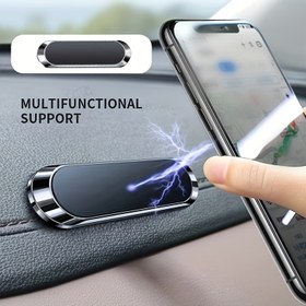 Resim Evrensel Manyetik Araba Telefon Tutucu - Çok Fonksiyonlu 8 Süper Güçlü Mıknatıs Montajı, Dayanıklı Araç Aksesuarı GPS Navigasyon için, Zarif Kompakt Tasarım, 360 ° Ayarlanabilir Hava Kanalı / Gösterge Paneli Braketi iPhone // Huawei ile Uyumlu 