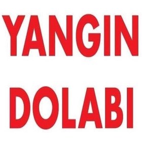 Resim Uyarı Levhası Yangın Dolabı ''889'' 