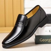 Resim Ekstra Büyük Beden Moda İş Elbisesi Erkek Ayakkabıları Resmi Giyim Slip On Ayakkabılar Erkek Oksford Ayakkabıları Yüksek Kaliteli Erkek makosen Ayakkabıları 