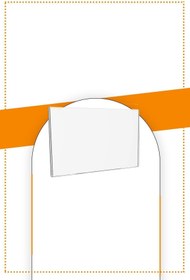 Resim Genel Markalar A7 U Tipi Yatay Masa Üstü 10'Lu Paket / Şeffaf Pleksi Föylük / Broşürlük 