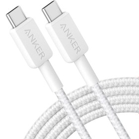 Resim Anker 322 PowerLine USB-C to USB-C Örgülü Kablo 3ft 0.9m 60W 