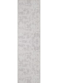 Resim Vl Yıkanabilir Kaymaz Tabanlı Violin Embos Kesme Rulo Halı Yolluk Krem Z1002b Gri-v 