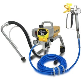 Resim Titech Airless T-450 1200W Elektrikli Airless Boya Makinası (Kartsız) Sarı 