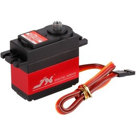 Resim Tenfowee Pdı-6221mg 20kg Torklu Metal Dişli Alüminyum Kasa Rc Araba Ve Uçak İçin Hızlı Dijital Servo Çok Renkli 