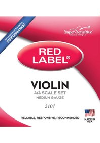 Resim Super Sensitive 2107 4/4 Medium Keman Teli Takımı Net Ve Parlak Ses Karakteri, Dengeli Tel Tansiyonu, Ekonomik Ve Kaliteli Eğitim Serisi 