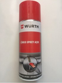 Resim Würth Çinko Renk Sprey Boya Çinko Açık Renkli 400 ML Germany 