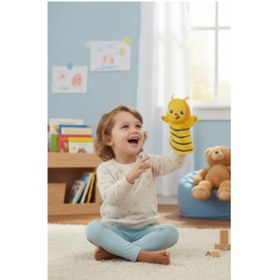 Resim Toys2you Büyük Boy Keçe El Kuklası - Arı Sarı - Siyah 