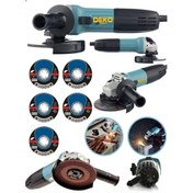 Resim Deko Turkey DKT1370-M 2400 W 125 MM Devir Ayarlı Taşlama Makinesi + 5 Adet Taş 