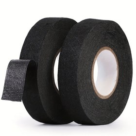 Resim Kauçuk Elektrik Bandı - Otomotiv Kablolama Kablo Demiri için Isıya Dayanıklı Yapışkan Siyah İzolasyon Bandı, DIY Projeleri ve Atölyeler - Elektrisyenler & Yükleniciler için 393.7 İnç (10m) Dayanıklı Koruyucu Kaplama 