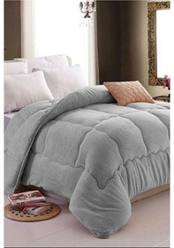 Resim Çift Kişilik Wellsoft Silikon Yorgan Gri 