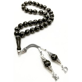 Resim Gümüş İşlemeli Gürcistan Oltu Taşı 