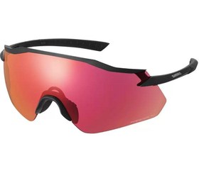 Resim Shimano EQUINOX Bisiklet Gözlüğü Mat Siyah Çerçeve Ridescape RD Lens 