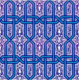 Resim Kütahya Çini Yapı Tasarım Ac09 20x20 Cm 4 Adet Çini Karo 