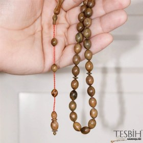 Resim Tesbih Kardeşliği Beyzi Model Abdullah Öner Atölyesi Usta Işçilikli Pelesenk Ağacı Tesbih TSB0251 