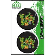 Resim Ninja Kaplumbağa 5X5 Cm Damla Logo 2 Adet 