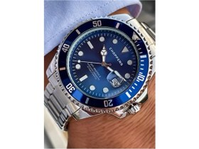 Resim Choppers Gümüş Renk Erkek Kol Saati Metal Kordon 1 ATM Suya Dayanıklı Spor Fonksiyonlu 