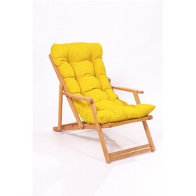 Resim Meya Dekor Simona Şezlong Konforlu, Tv, Okuma, Ps4,ps5,xbox Oyun - Oyuncu Koltuğu- Sarı 