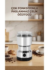 Resim Buğz Kahve Ve Baharat Öğütücü Ayarlanabilir Öğütme Kapasiteli Diğer 